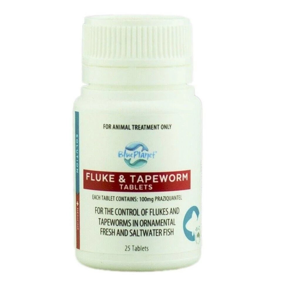 Blue Planet Fluke and Tapeworm Control Tablets 25 Pack Fesh & Marine ...